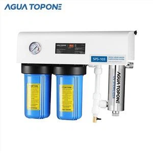 Sistema de filtro de agua con luz ultravioleta