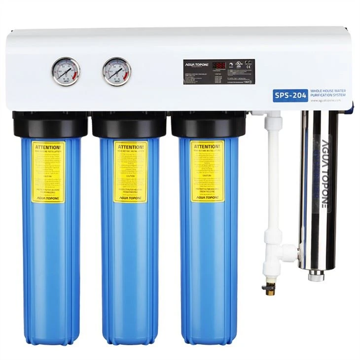 Sistemas de filtrado de agua para toda la casa